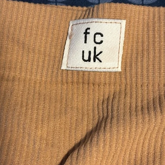 FCUK tan Ribbed Shorts - Picture 7 of 9